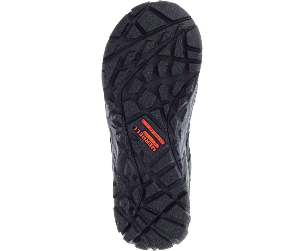 Merrell Støvler Dame - Siren Mid Waterproof Alloy Toe Work - Sort - NZT209475
